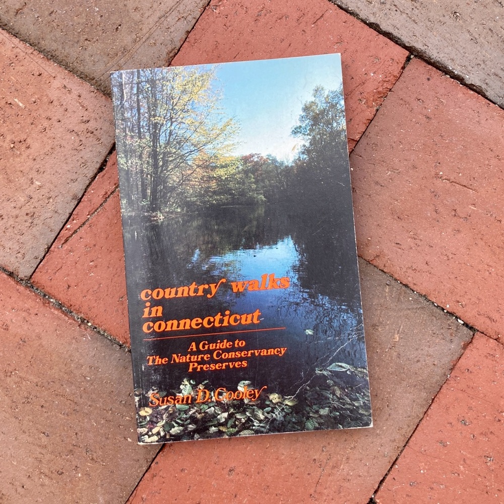 1982 Country Walks in Connecticut Hiking Guide Nature Conservancy New England